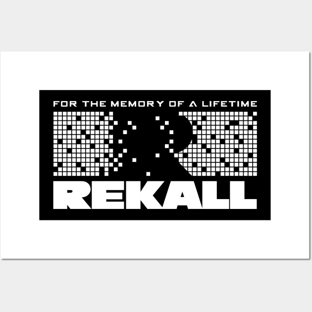 Rekall Wall Art by RetroCheshire